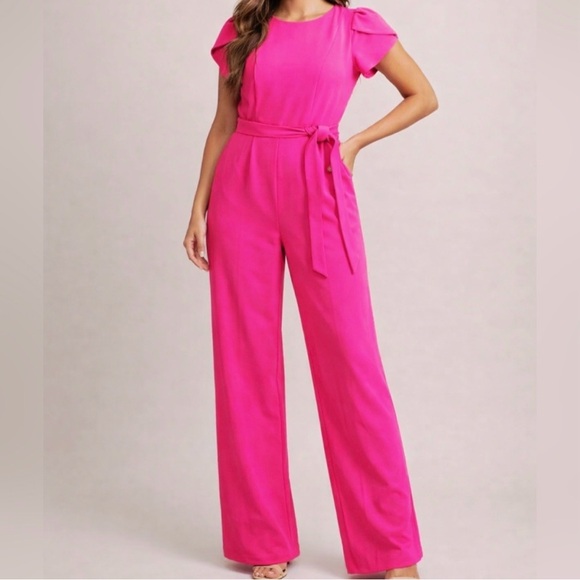 Calvin Klein Pants - Calvin Klein Vibrant Pink Jumpsuit